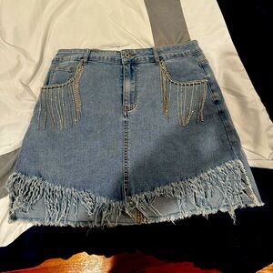 XL NWT Denim Skirt